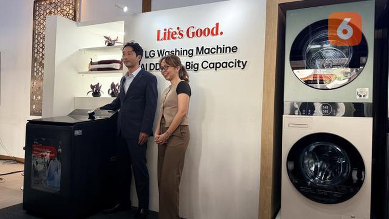 LG Luncurkan Mesin Cuci Jumbo Berbasis AI, Ini Keunggulannya