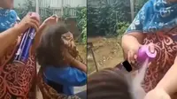 Semprot Obat Nyamuk ke Rambut Anak, Aksi Ibu Ini Tuai Komentar Warganet