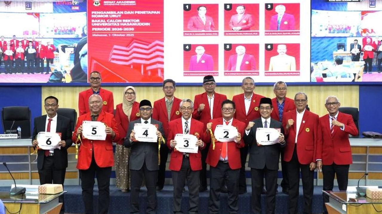 Pemilihan Rektor Unhas Periode 2026-2030 Digelar di Jakarta, Libatkan Menteri Diktisaintek