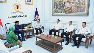 Gubernur Lemhannas RI Terima Rektor Universitas Mulawarman, Bahas Penguatan Karakter Mahasiswa