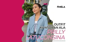 Tidak perlu diragukan lagi sosok cantik Prilly Latucinsuna kerap mencuri perhatian lewat gaya busananya yang elegan.