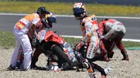 Insiden MotoGP Jerez, Dovizioso Sebut Pedrosa Paling Bersalah