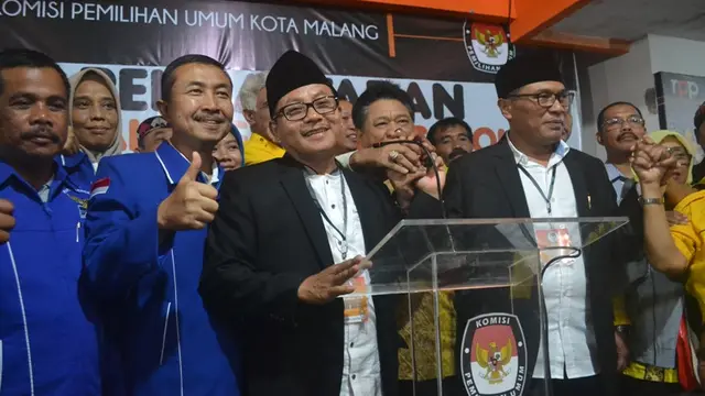 Wali Kota dan Wakil Wali Kota Malang Cuti Bareng di Pilkada 2018