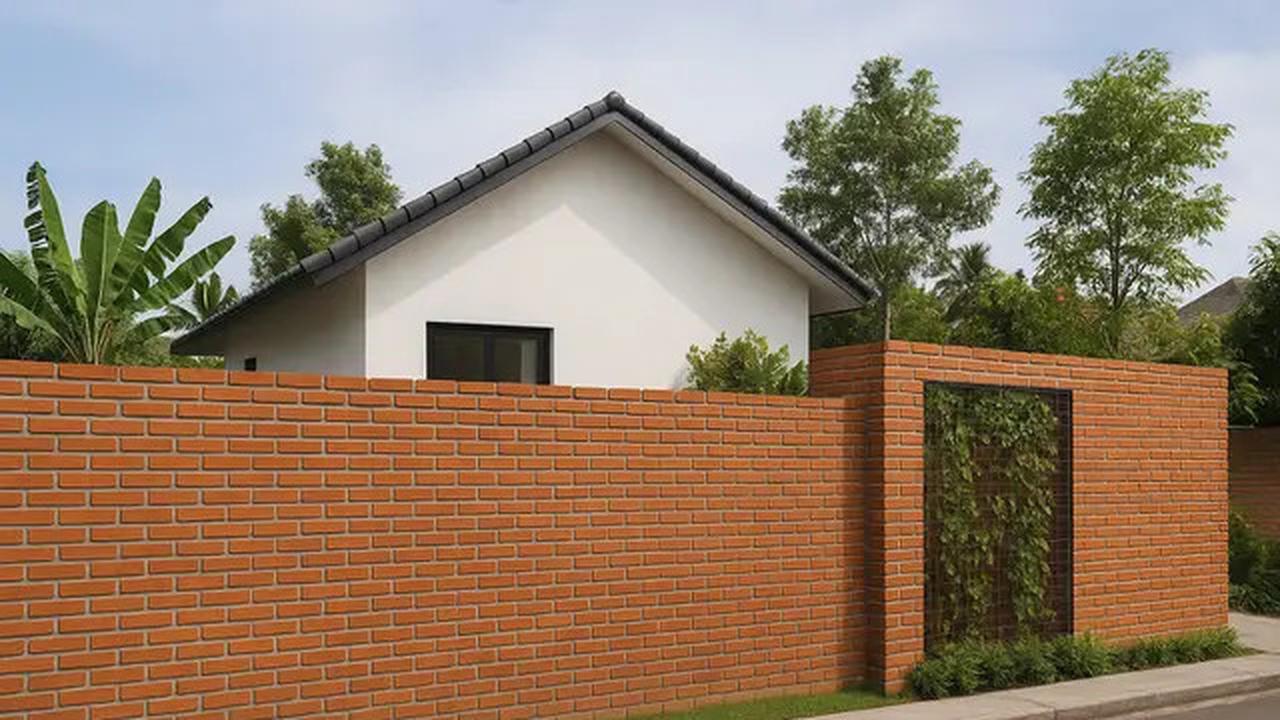 10 Model Pagar Tembok Tanpa Besi yang Lagi Hits, Bikin Tampilan Rumah Estetik dari Luar
