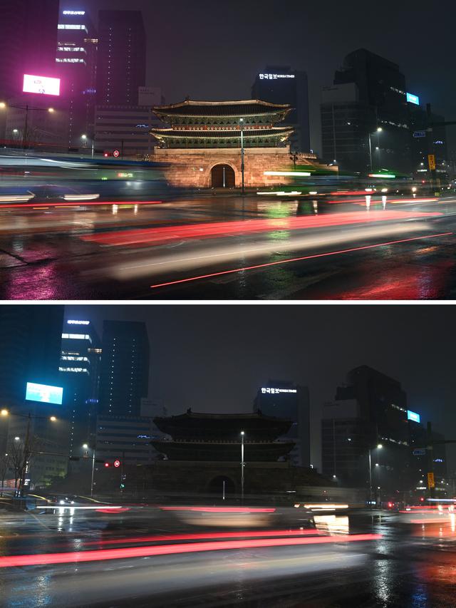 Penampakan Earth Hour 2021 di Sejumlah Negara