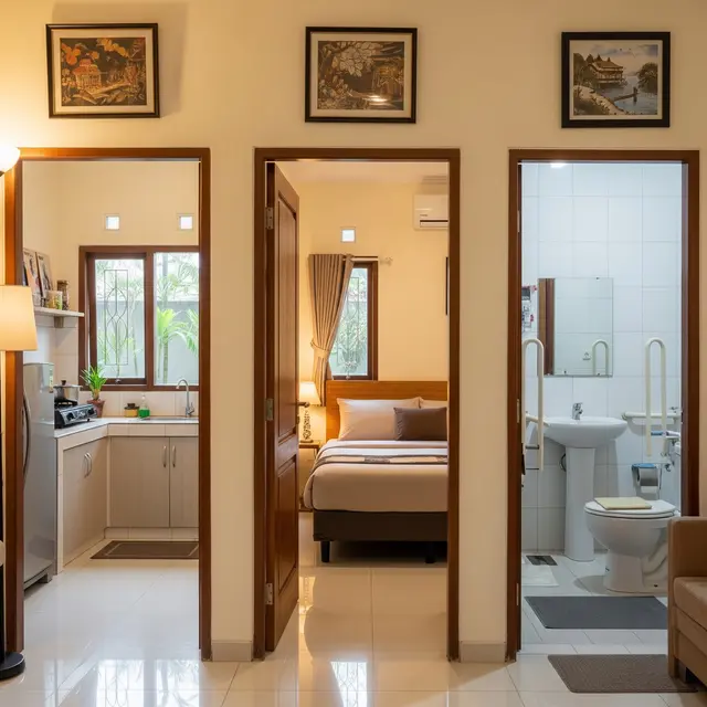 9 Model Rumah Lansia dengan Kamar Dekat Dapur dan Kamar Mandi, Kenyamanan Optimal