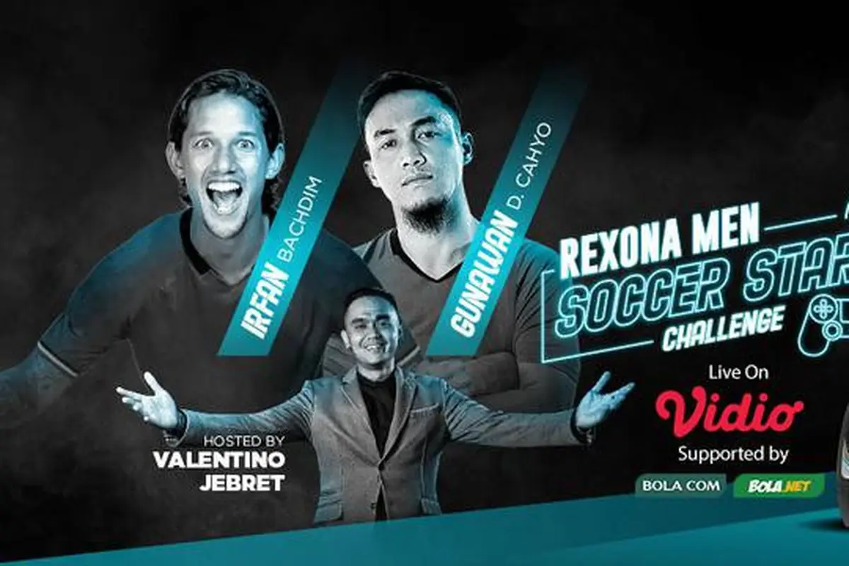 Irfan Bachdim Menang Tipis 3-2 Atas Gunawan di Rexona Men Soccer Stars Challenge