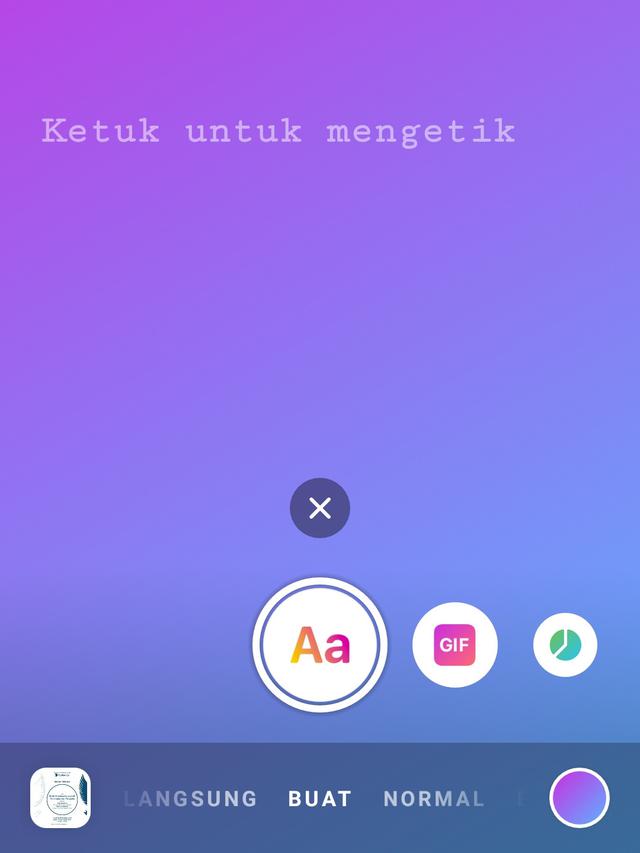 Fitur 'Create' di Instagram Stories
