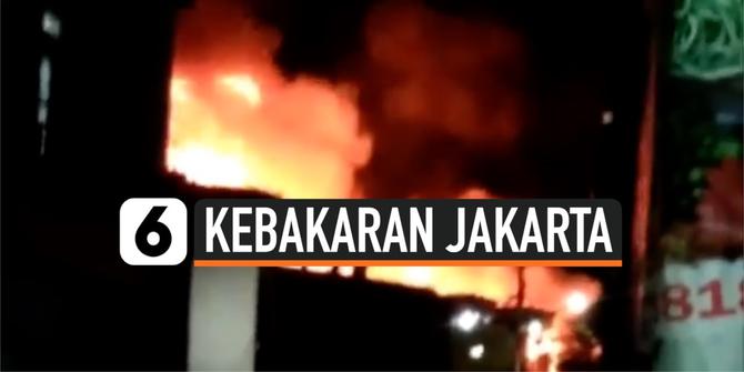 VIDEO: Kebakaran Rumah di Permukiman Warga di Penjaringan