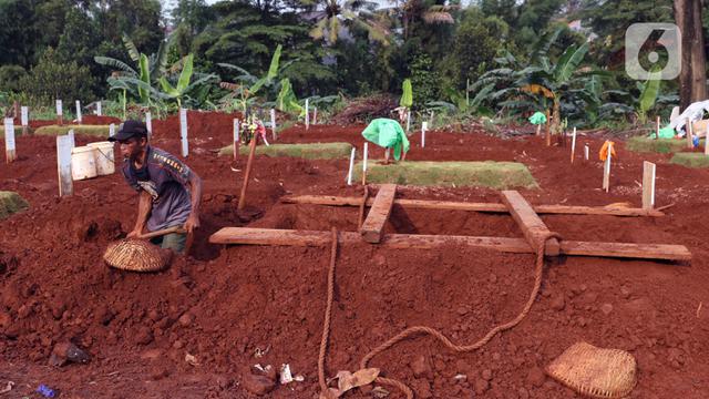 Area Baru Pemakaman Korban COVID-19 di TPU Pondok Ranggon