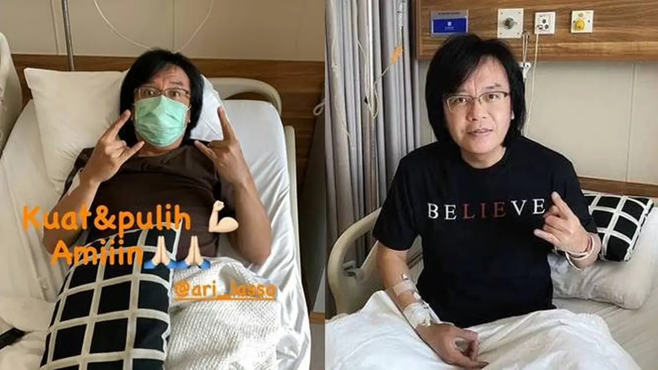 6 Potret Ari Lasso Saat Dirawat di Rumah Sakit Sebelum Jalani Operasi