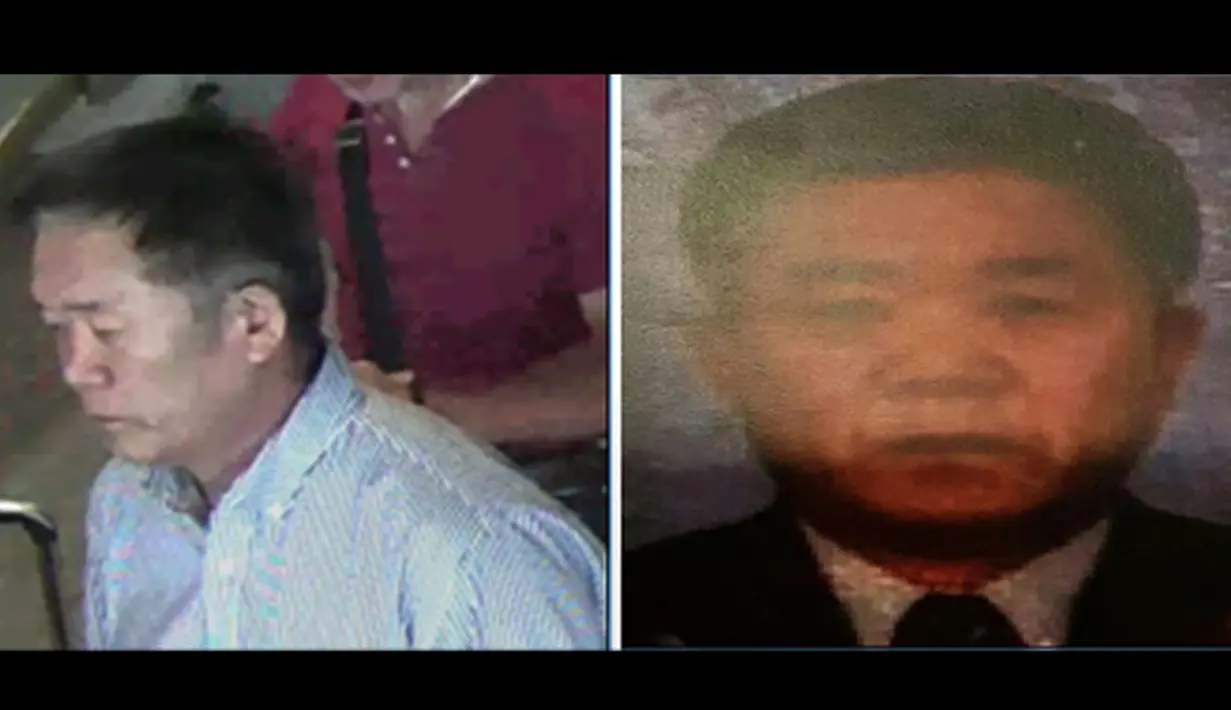 Foto yang dirilis Polisi Kerajaan Malaysia menunjukkan warga Korut, Ri Jae Nam (57) pada 19 Februari 2017. Polisi Malaysia mengidentifikasi Ri Jae Nam sebagai tersangka pembunuhan Kim Jong Nam. (Handout / Royal Malaysian Police / AFP)
