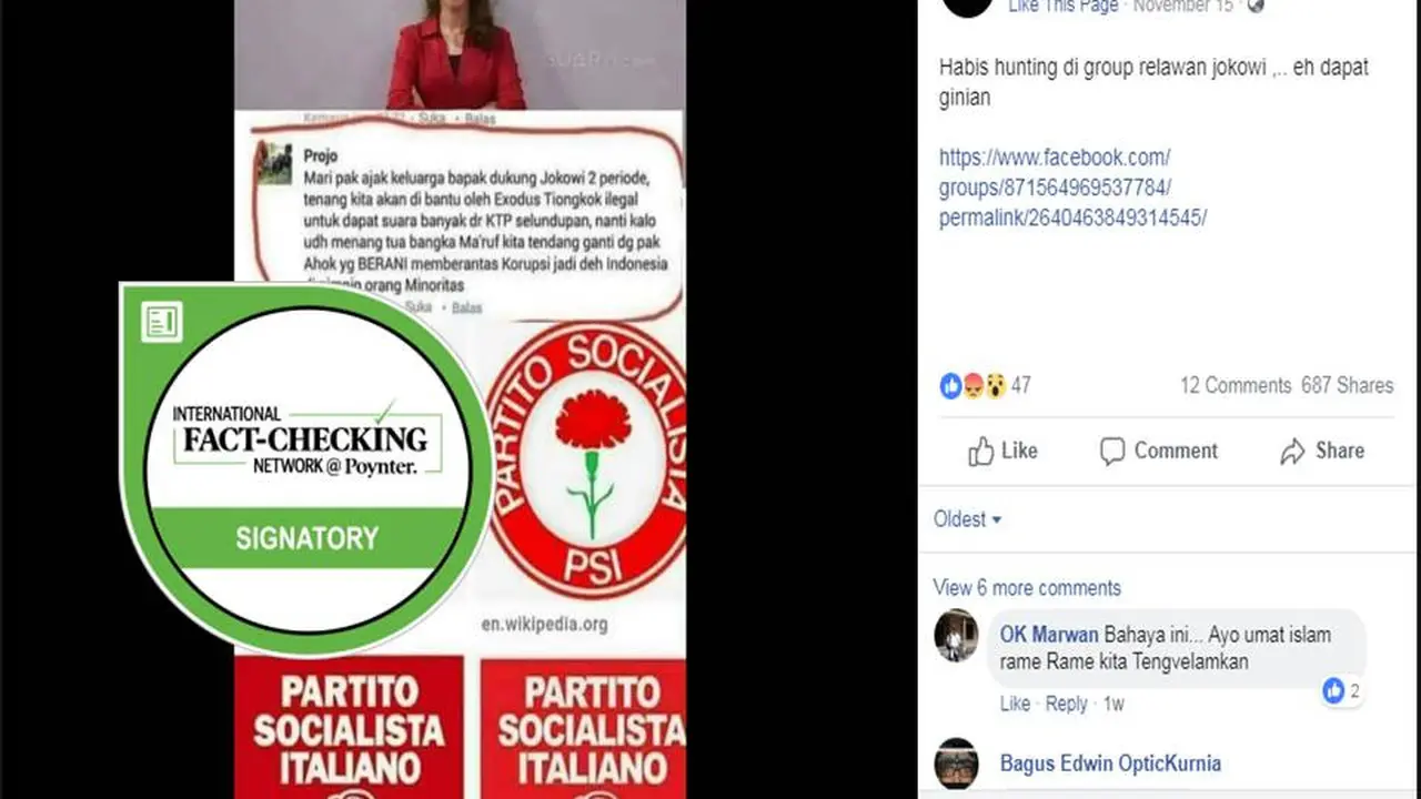 [Cek Fakta] Jika Menang, Jokowi Akan Ganti KH Ma'ruf Amin?