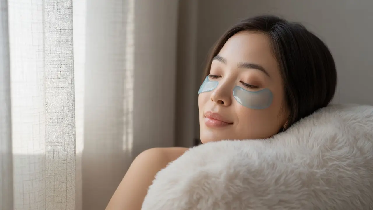 berapa menit memakai masker mata