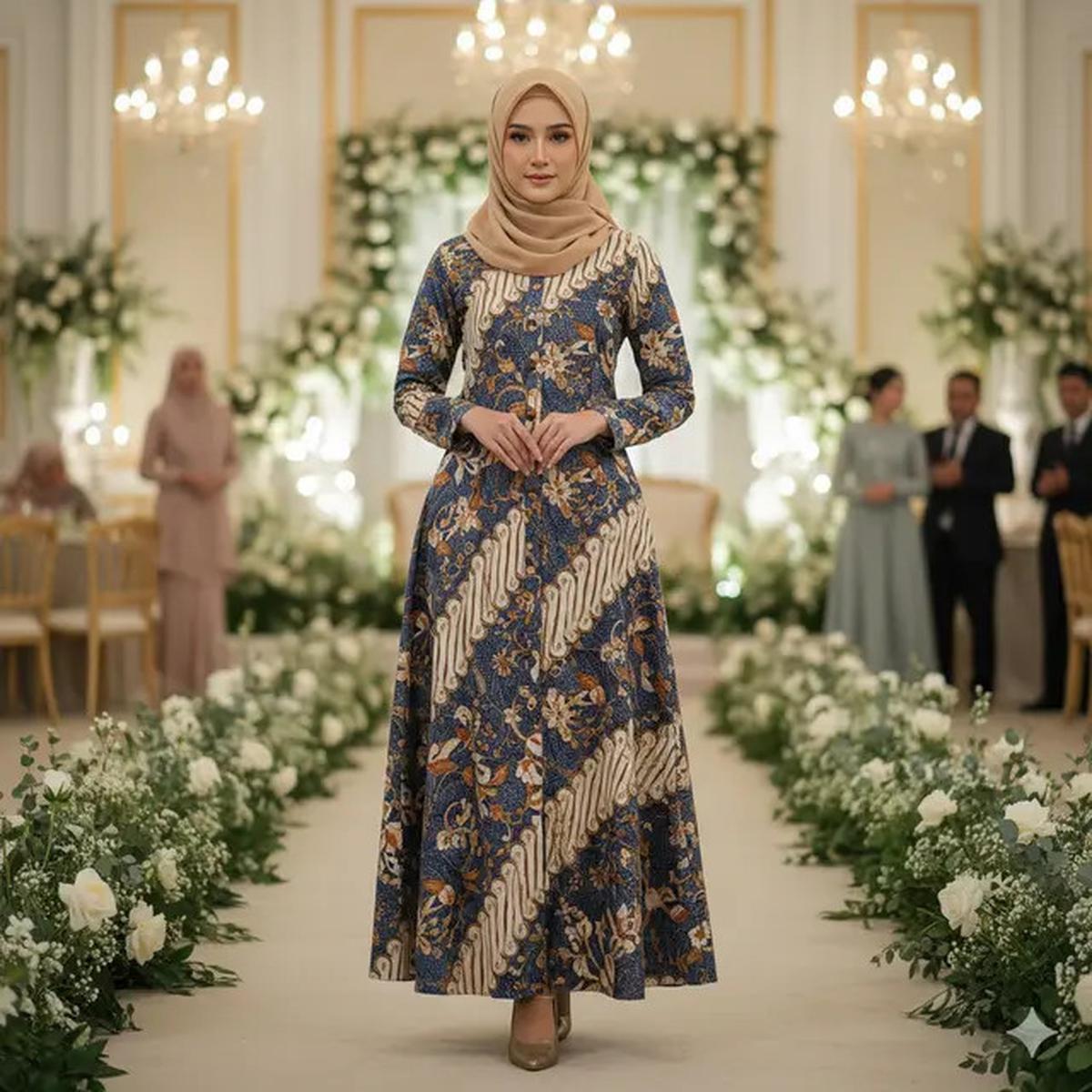 9 Model Gamis Batik buat Kondangan 2025 yang Modern dan Elegan