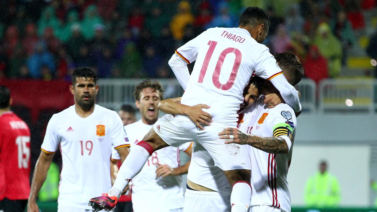 Albania Vs Spanyol