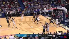 Berita video game recap NBA 2017-2018, Golden State Warrios vs New Orleans Pelicans dengan skor 128-120.