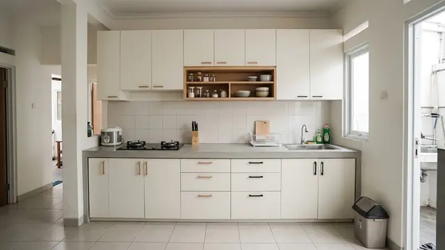 Model Dapur Linear Memanjang