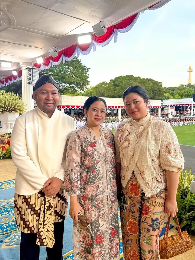 Busana Puan Maharani saat Upacara Peringatan 17 Agustus 2025 Kemerdekaan HUT RI ke-80 (Instagram/puanmaharani)