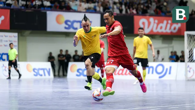 Foto: Aksi Para Veteran Timnas Indonesia saat Tanding di Futsal TOSI Season 3