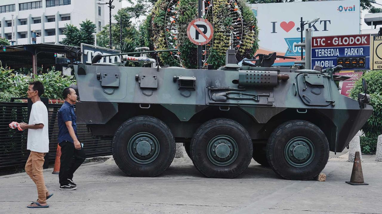 FOTO: Paska Demo Anarkis, TNI  Perketat Pengamanan Ibukota Jakarta