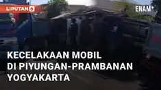 Kecelakaan terjadi di Jalan Piyungan Prambanan KM4, Senin (19/8/2024). Kejadian di persimpangan arah Tebing Breksi