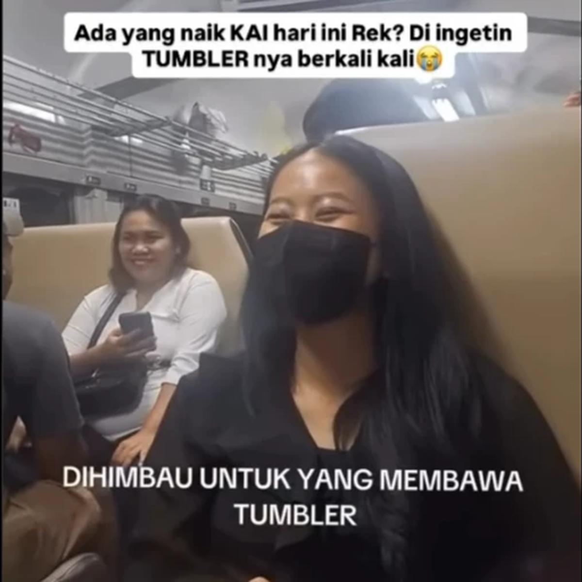 Bikin Ngakak, Himbauan Jaga Barang Bawaan Bikin Salfok: Awas Tumbler Tertukar atau Ditukar!