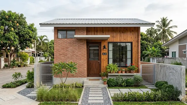 Rumah Semi Permanen 5x6 Low Budget Tapi Terlihat Modern