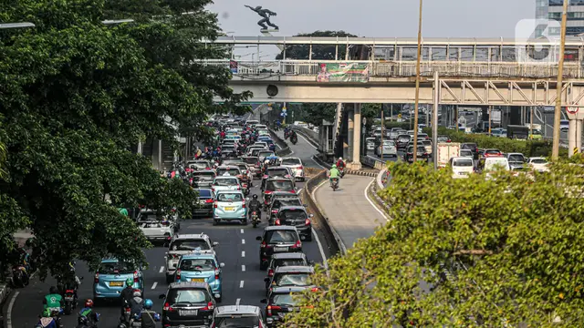 Kemacetan Jakarta di Tengah PSBB