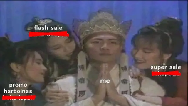 6 Meme saat Menghadapi Harbolnas Ini Bikin Senyum Kecut