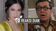 Dian Sastro buka suara terkait pernyataan Menteri Hukum dan HAM, Yasonna Laoly, yang menyebutkan kata 'bodoh' untuknya. Pernyataan Yasonna tersebut terkait komentar Dian mengenai RUU KPK dan KUHP yang diunggah di Instagram Storie beberapa waktu lalu.