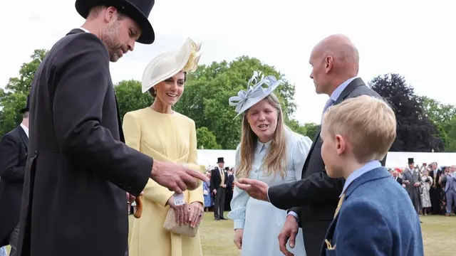 Gaya Sustainable Kate Middleton saat Garden Party di Istana Buckingham. [@princeandprincessofwales]