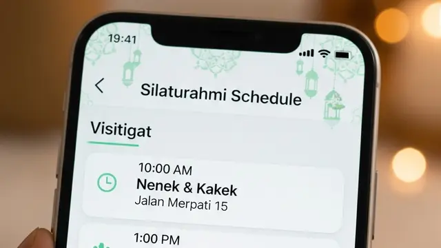 6 Cara Menyusun Jadwal Silaturahmi agar Efisien, Momen Lebaran Lebih Terencana