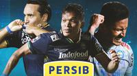 Persib Bandung - Ezra Walian, Ferdinan Sinaga, Wander Luiz (Bola.com/Adreanus Titus)