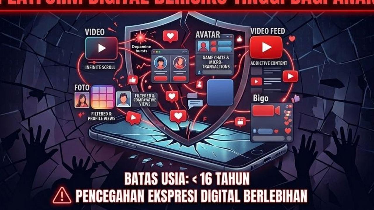 Rem Darurat Digital: Pemerintah Resmi Terapkan Pembatasan Media Sosial Anak Usia di Bawah 16 Tahun