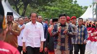 Presiden Joko Widodo (Jokowi) meresmikan Amanah Youth Creative Hub (AYCH) di gedung pusat Aneuk Muda Aceh Unggul dan Hebat atau AMANAH, yang berlokasi di di Kawasan Industri Aceh (KIA) Ladong, Aceh Besar. (Istimewa)