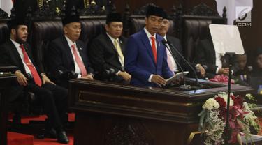 Jokowi Sampaikan Pidato Kenegaraan