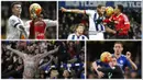 Foto terbaik Liga Premier Inggris pekan ke-29 diwarnai oleh aksi penyerang Manchester United, Anthony Martial, yang seperti akan mencium bola. Berikut 10 foto terbaik Liga Inggris pekan ke-29. 