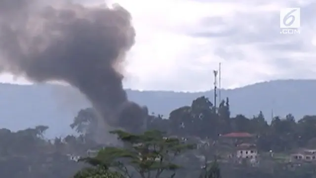 Angkatan udara filipina lancarkan serangan udara ke markas kelompok militan Maute yang bersekutu dengan ISIS.