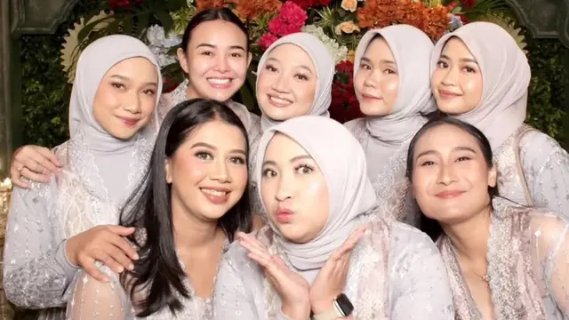 Amanda Manopo jadi Bridesmaid. [@shaffiyara]