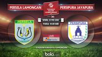 Persela Lamongan vs Persipura Jayapura (bola.com/Rudi Riana)