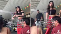 Video viral Una Dembler. (TikTok/ sabrinasimisai)