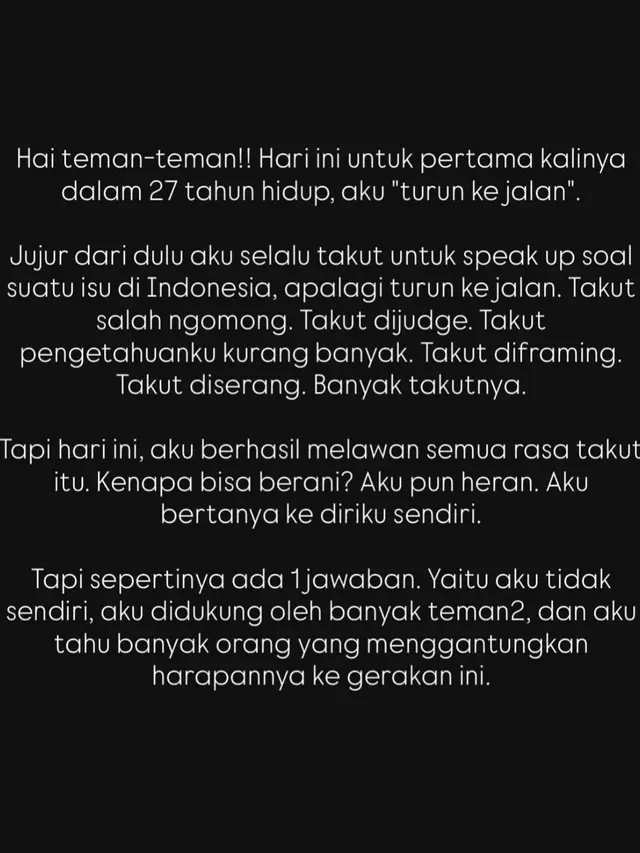 Unggahan Jerome Polin. (Foto: Dok. Instagram @jeromepolin)