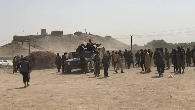 Pasukan pemerintah Afghanistan di Provinsi Jowzjan selama serangan Taliban 2021 (wikimedia commons)