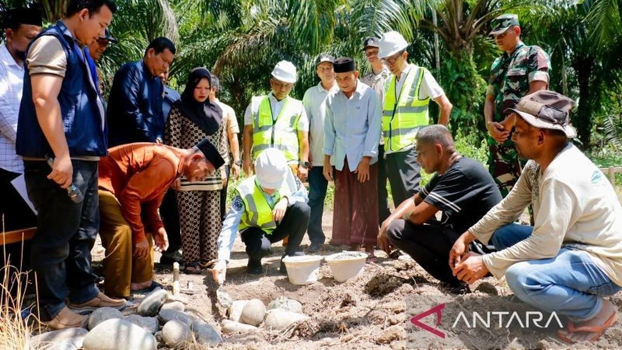 Pemkab Aceh Barat Mulai Pembangunan Rumah Dhuafa, Libatkan Forum Tokoh Peduli