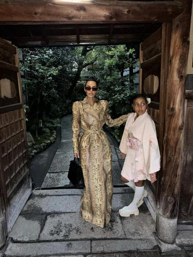 Kim Kardashian and North West