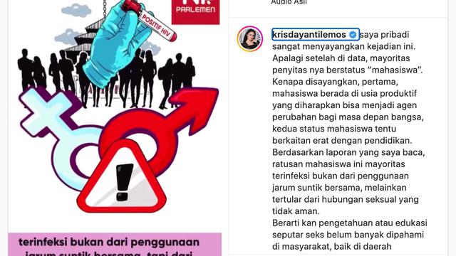 Unggahan Krisdayanti. (Foto: Dok. Instagram @krisdayantilemos)