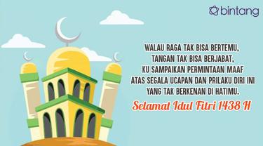 Meriahkan Lebaran Ini 9 Ucapan Selamat Idul Fitri 2017