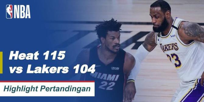 VIDEO: Highlights Final NBA, Miami Heat Kalahkan LA Lakers 115-104