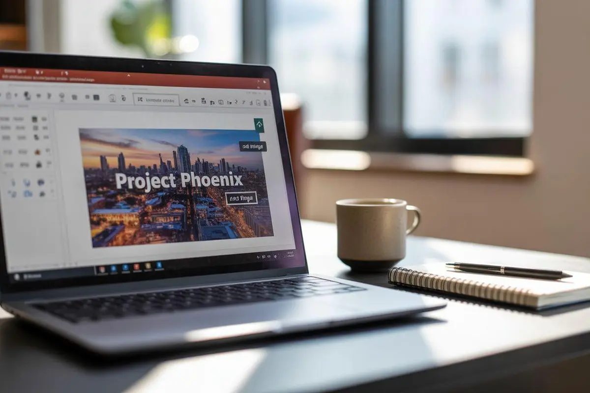 Caption to Picture in PowerPoint
